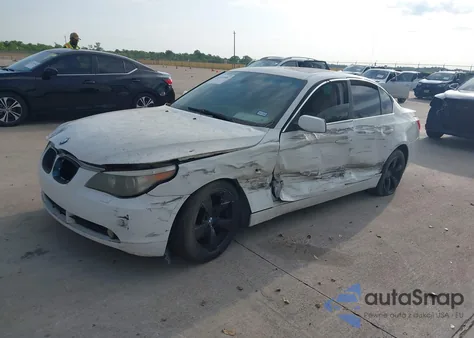 2006 BMW 530I z USA, uszkodzony, nr VIN WBANE73526CM33895